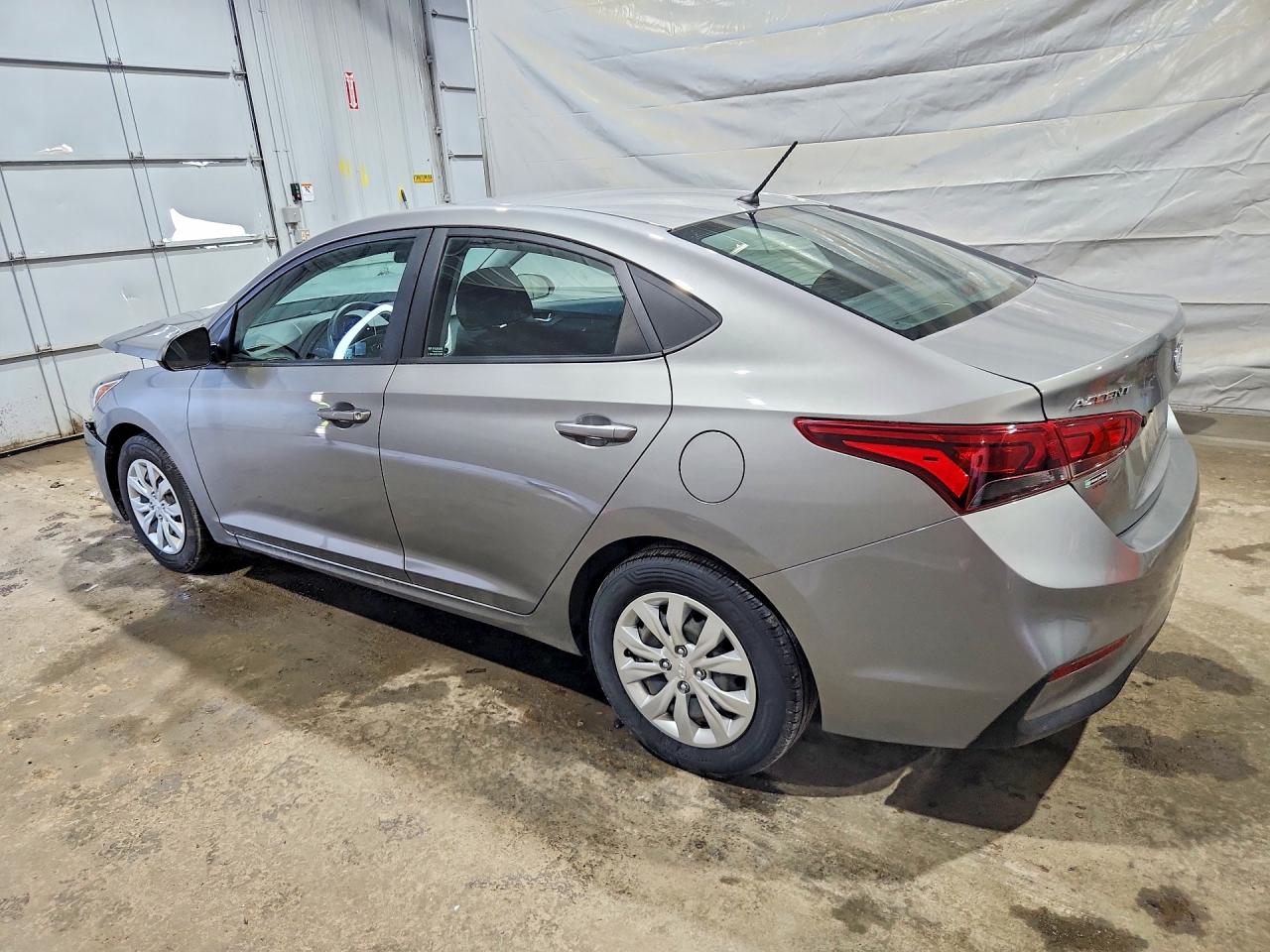 2021 Hyundai Accent Se Silver vin: 3KPC24A67ME145986