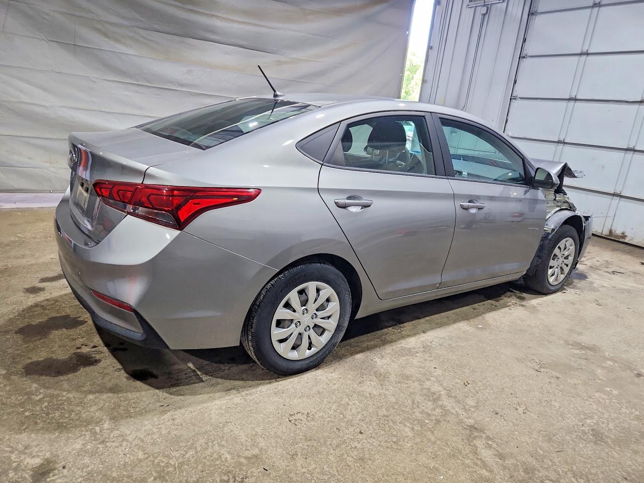 2021 Hyundai Accent Se Silver vin: 3KPC24A67ME145986