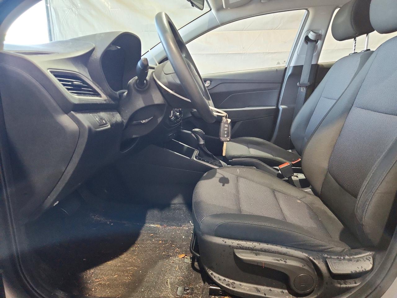2021 Hyundai Accent Se Silver vin: 3KPC24A67ME145986