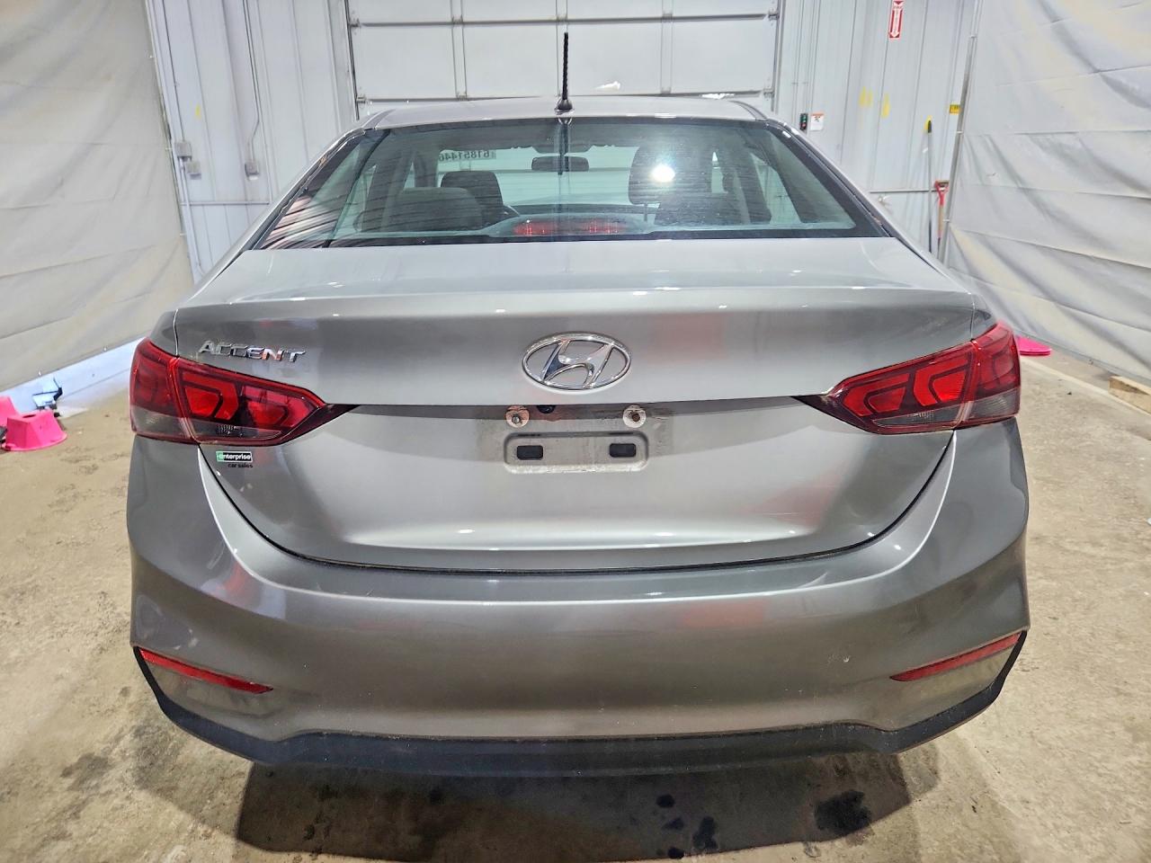 2021 Hyundai Accent Se Silver vin: 3KPC24A67ME145986