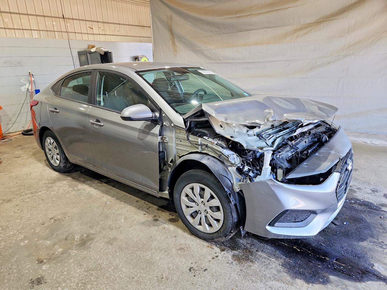2021 Hyundai Accent Se Silver vin: 3KPC24A67ME145986