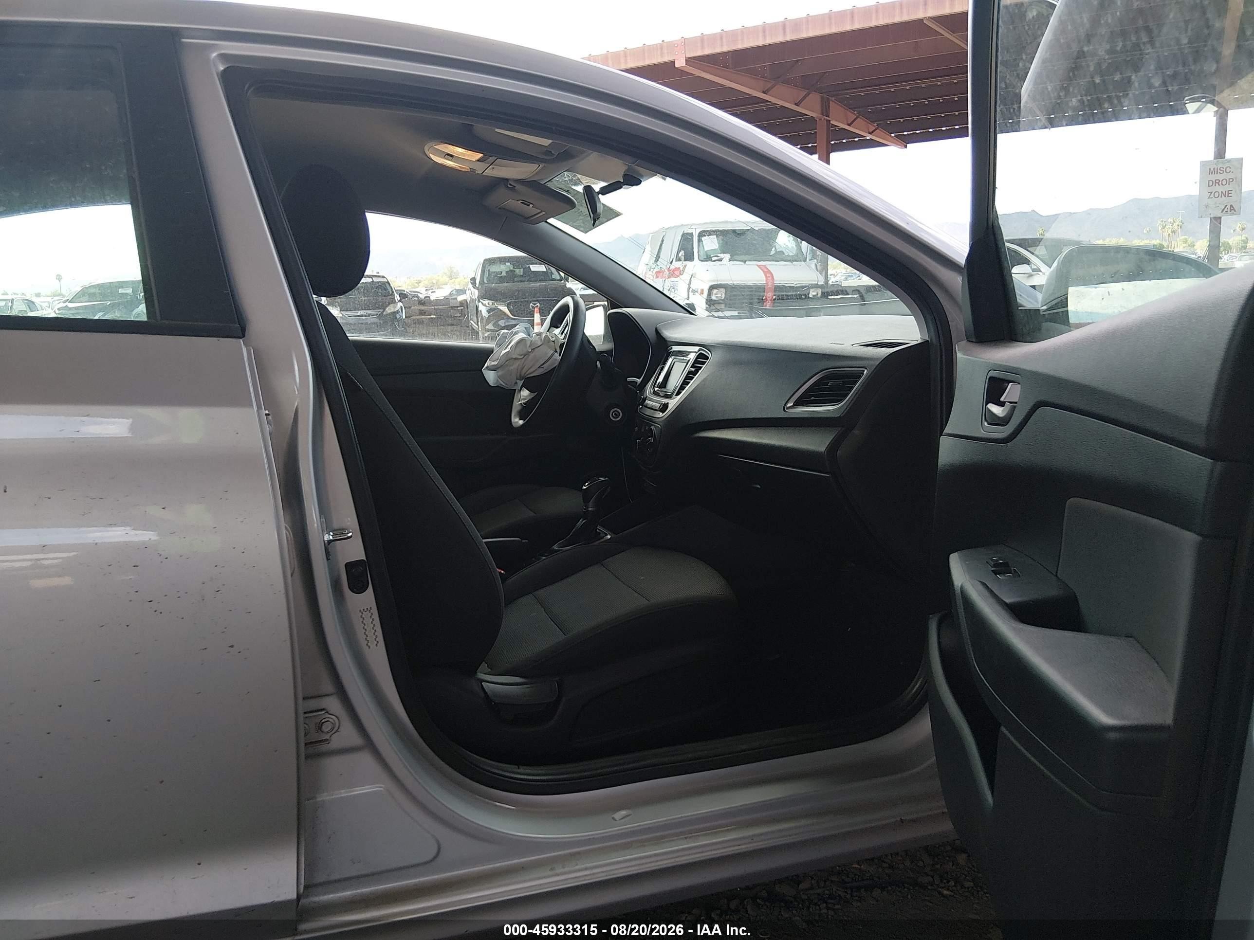 2021 Hyundai Accent Se Silver vin: 3KPC24A67ME149049