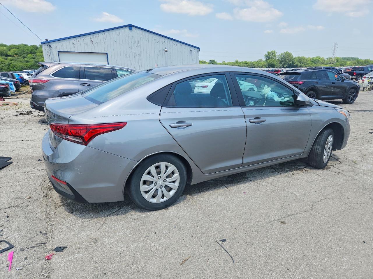 2021 Hyundai Accent Se Gray vin: 3KPC24A67ME153182