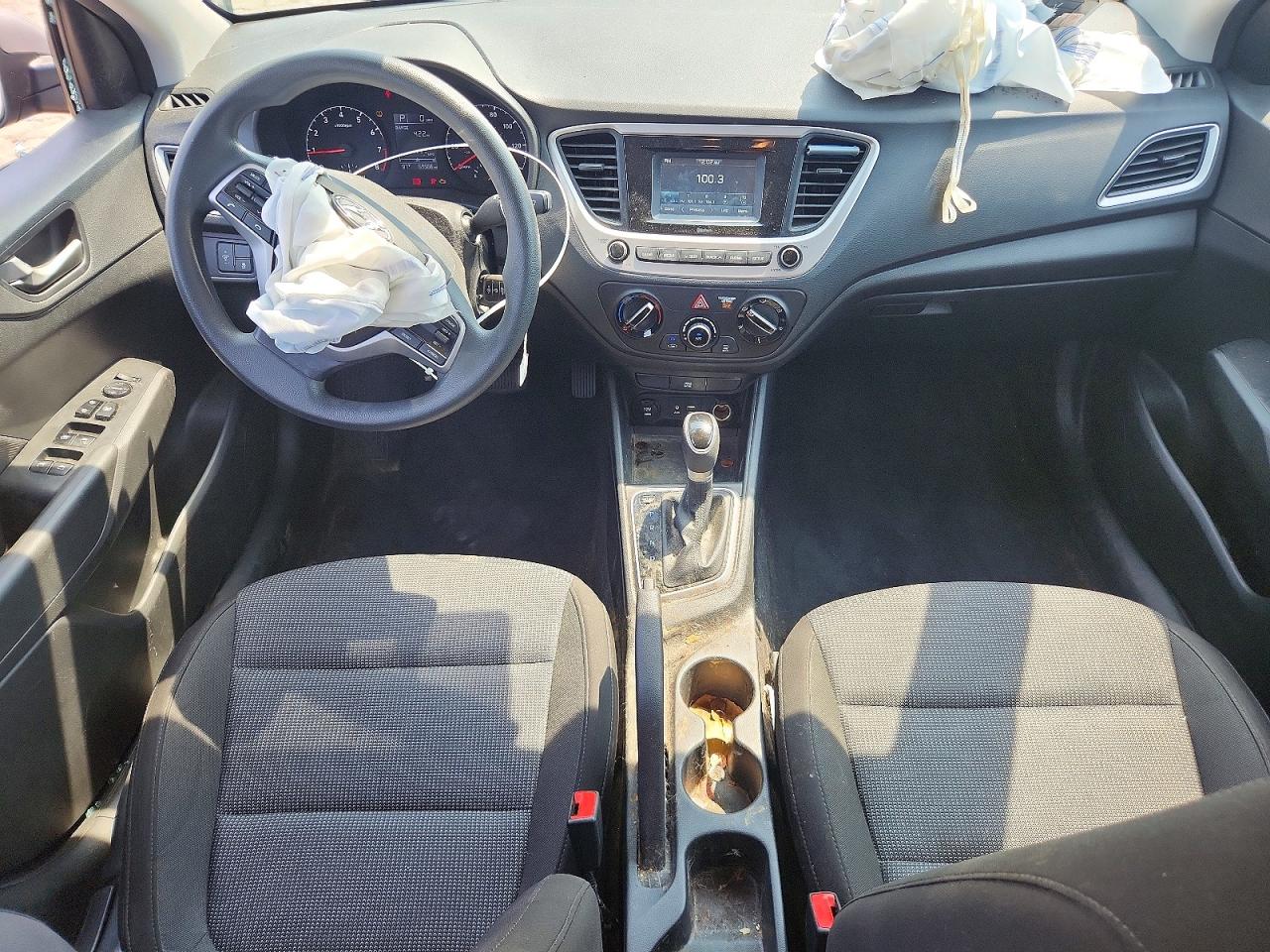 2021 Hyundai Accent Se Gray vin: 3KPC24A67ME153182