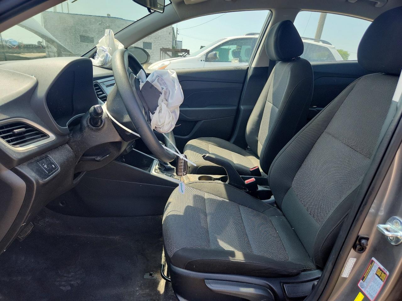 2021 Hyundai Accent Se Gray vin: 3KPC24A67ME153182