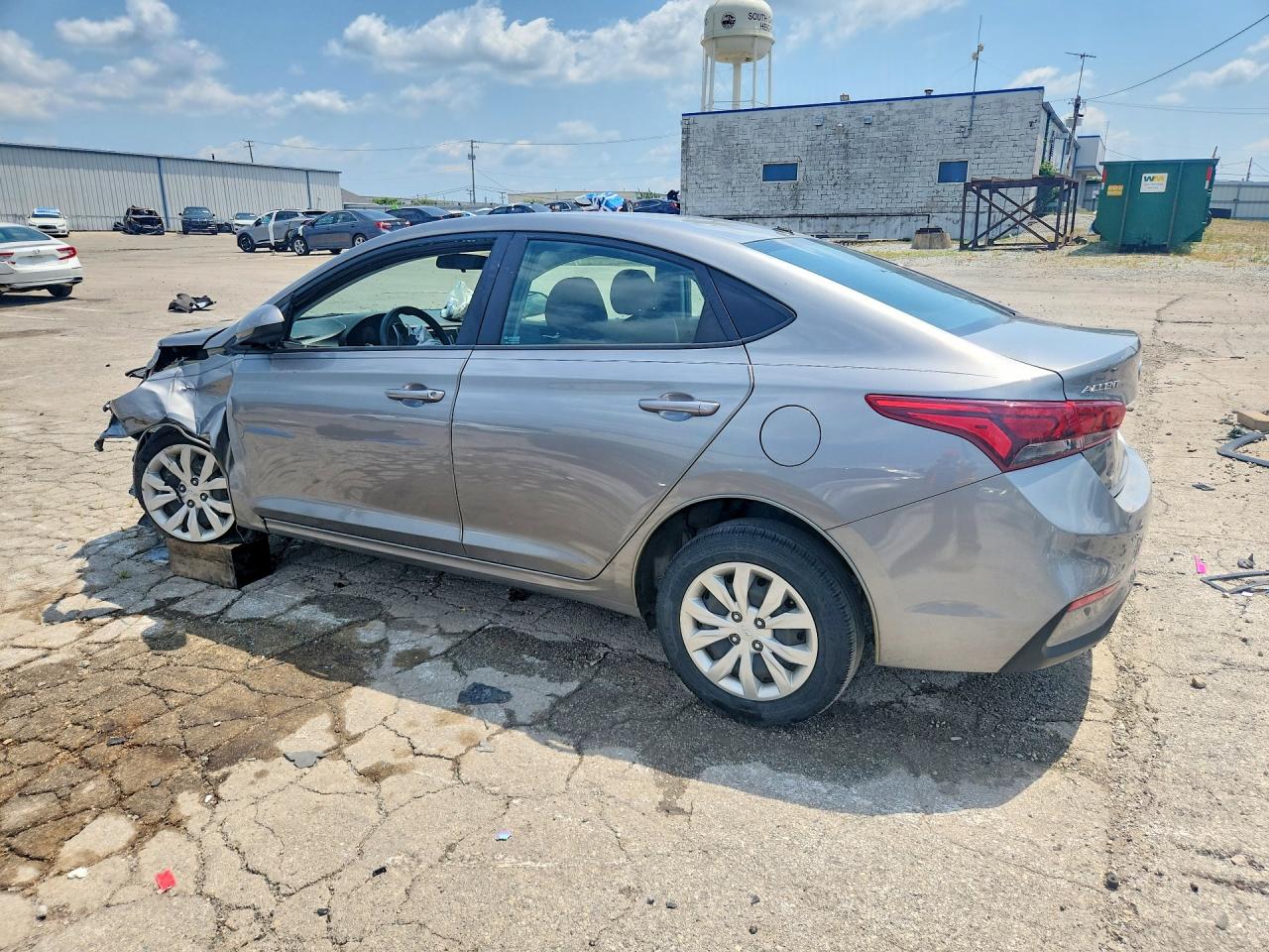 2021 Hyundai Accent Se Gray vin: 3KPC24A67ME153182