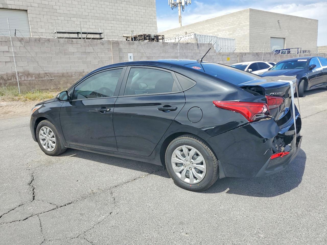 2022 Hyundai Accent Se Черный vin: 3KPC24A67NE174096