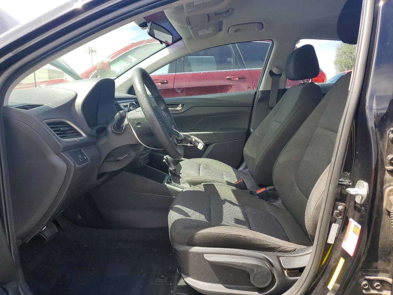 2022 Hyundai Accent Se Черный vin: 3KPC24A67NE174096