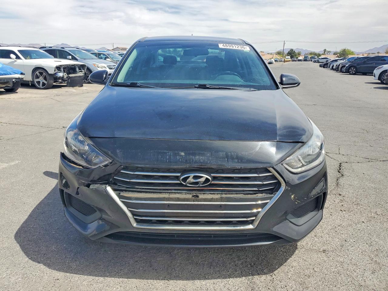 2022 Hyundai Accent Se Черный vin: 3KPC24A67NE174096