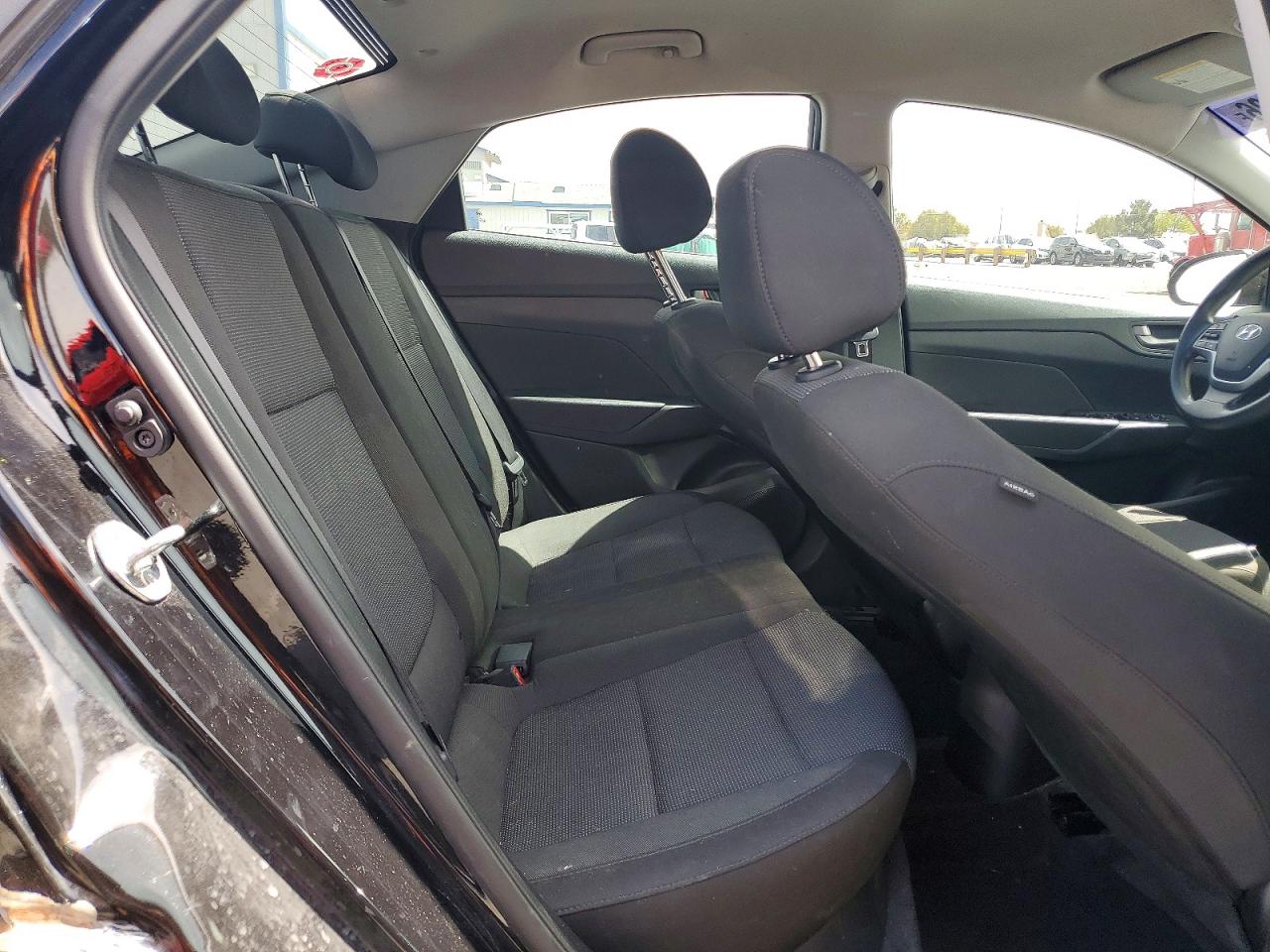 2022 Hyundai Accent Se Черный vin: 3KPC24A67NE174096