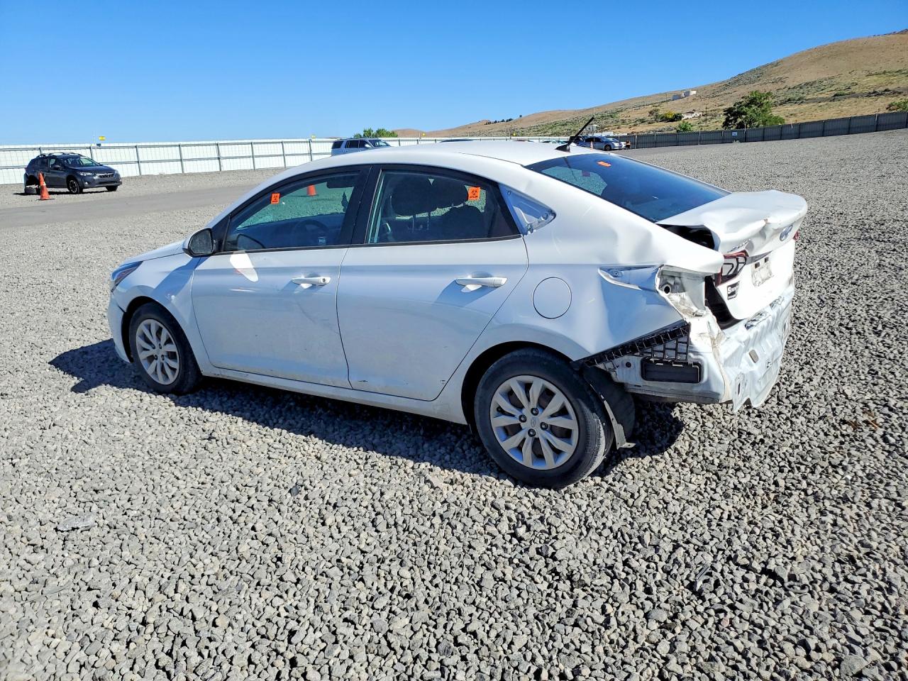 2021 Hyundai Accent Se White vin: 3KPC24A68ME144796