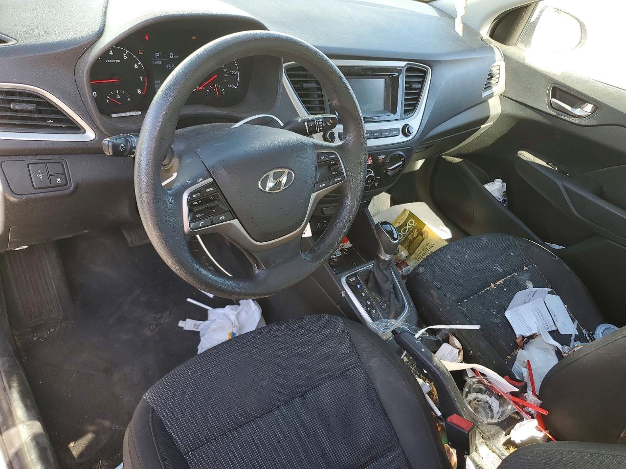 2021 Hyundai Accent Se White vin: 3KPC24A68ME144796