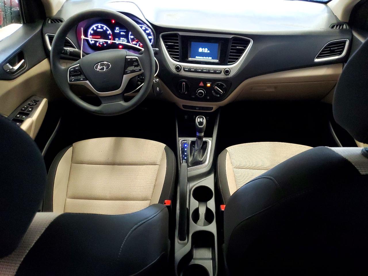 2022 Hyundai Accent Se Red vin: 3KPC24A68NE166119