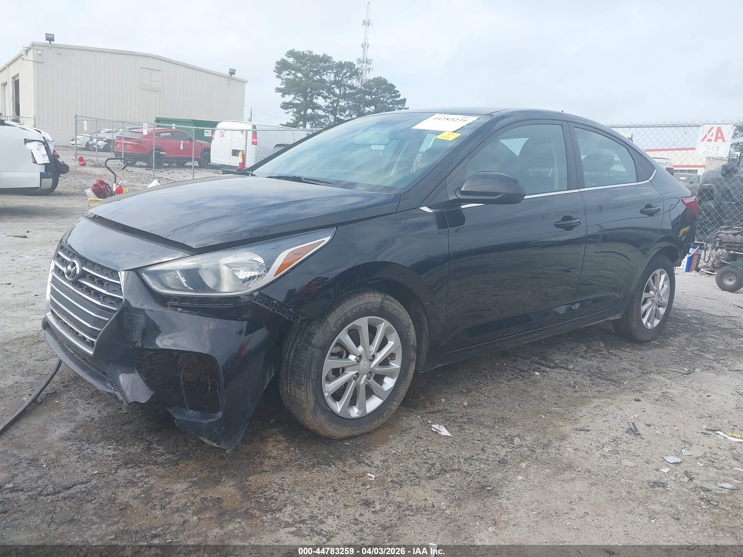 2022 Hyundai Accent Sel Black vin: 3KPC24A68NE177802