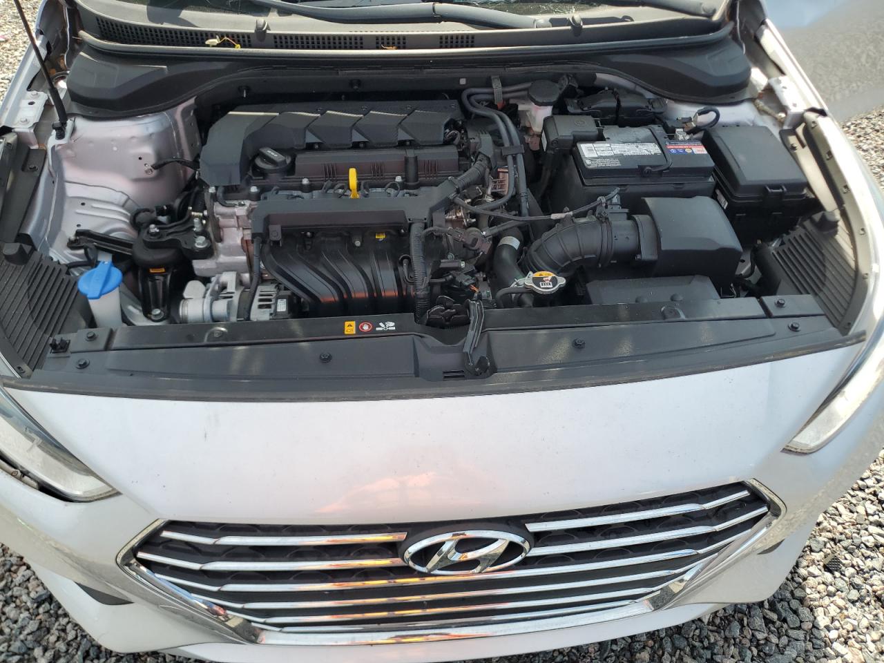 2022 Hyundai Accent Se Серебряный vin: 3KPC24A69NE166470