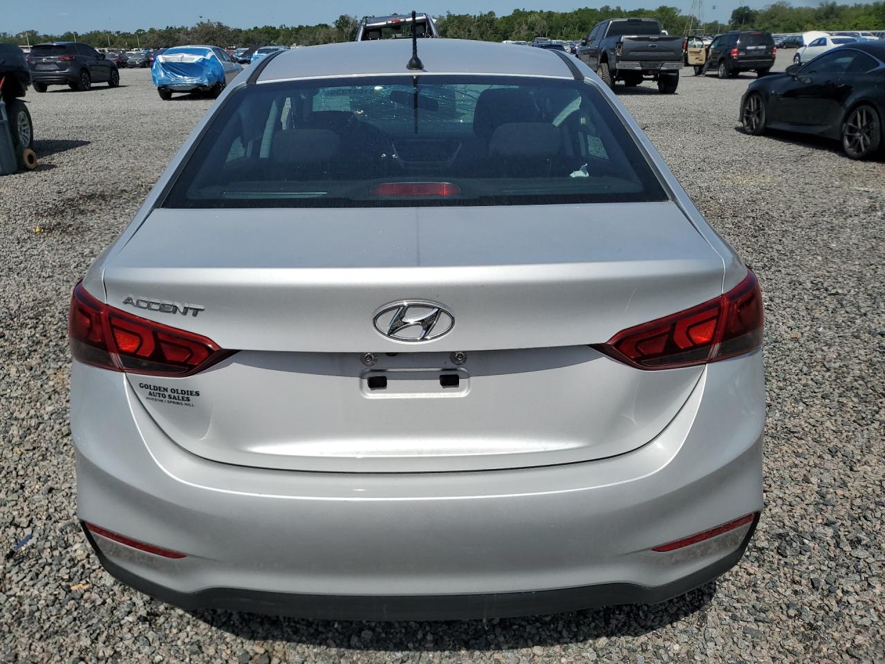 2022 Hyundai Accent Se Серебряный vin: 3KPC24A69NE166470