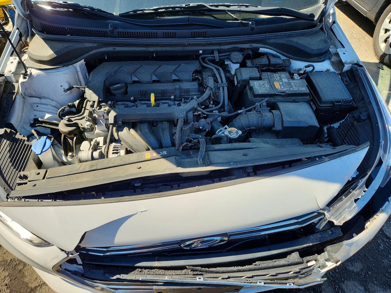 2022 Hyundai Accent Se Белый vin: 3KPC24A69NE183723
