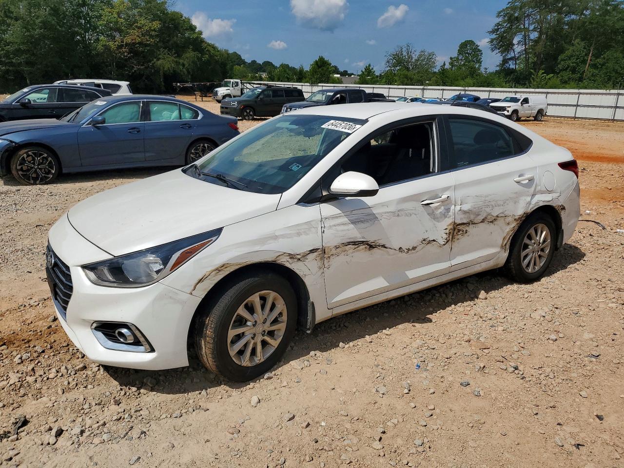 2021 Hyundai Accent Sel White vin: 3KPC24A6XME141172