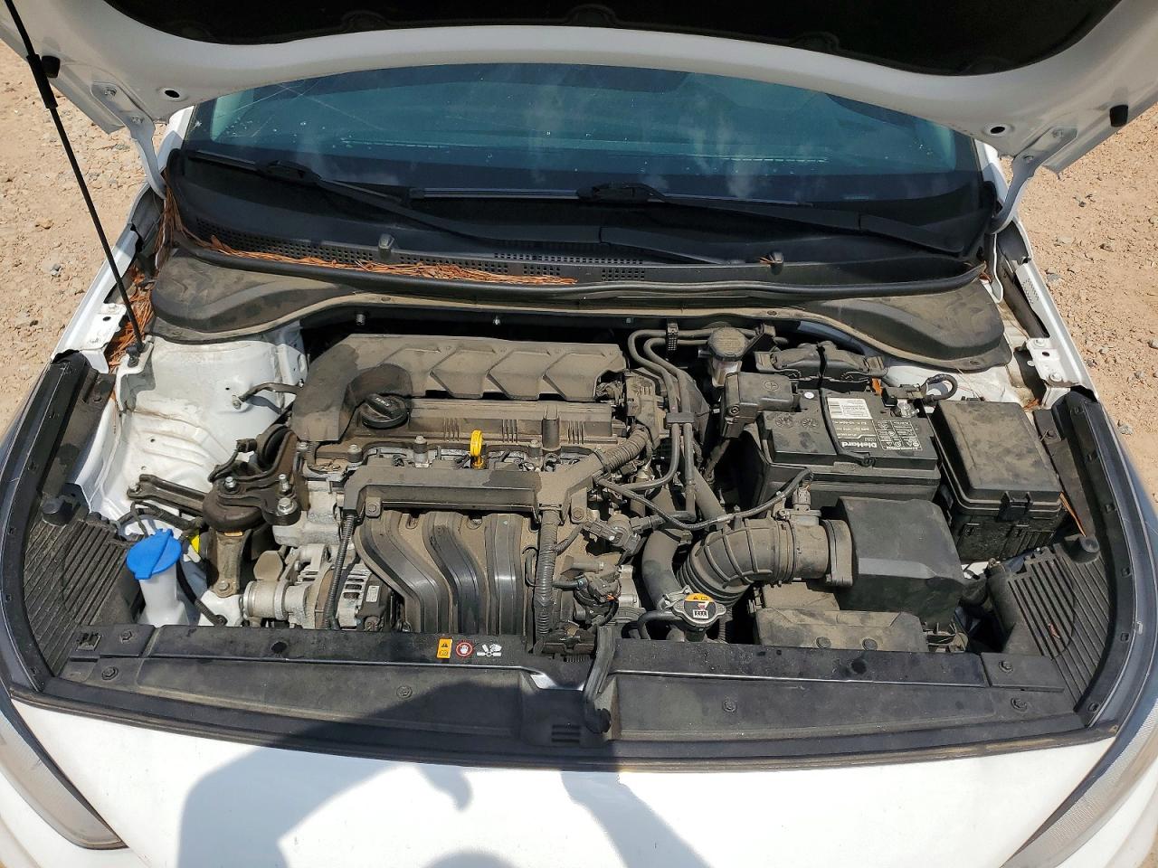 2021 Hyundai Accent Sel White vin: 3KPC24A6XME141172