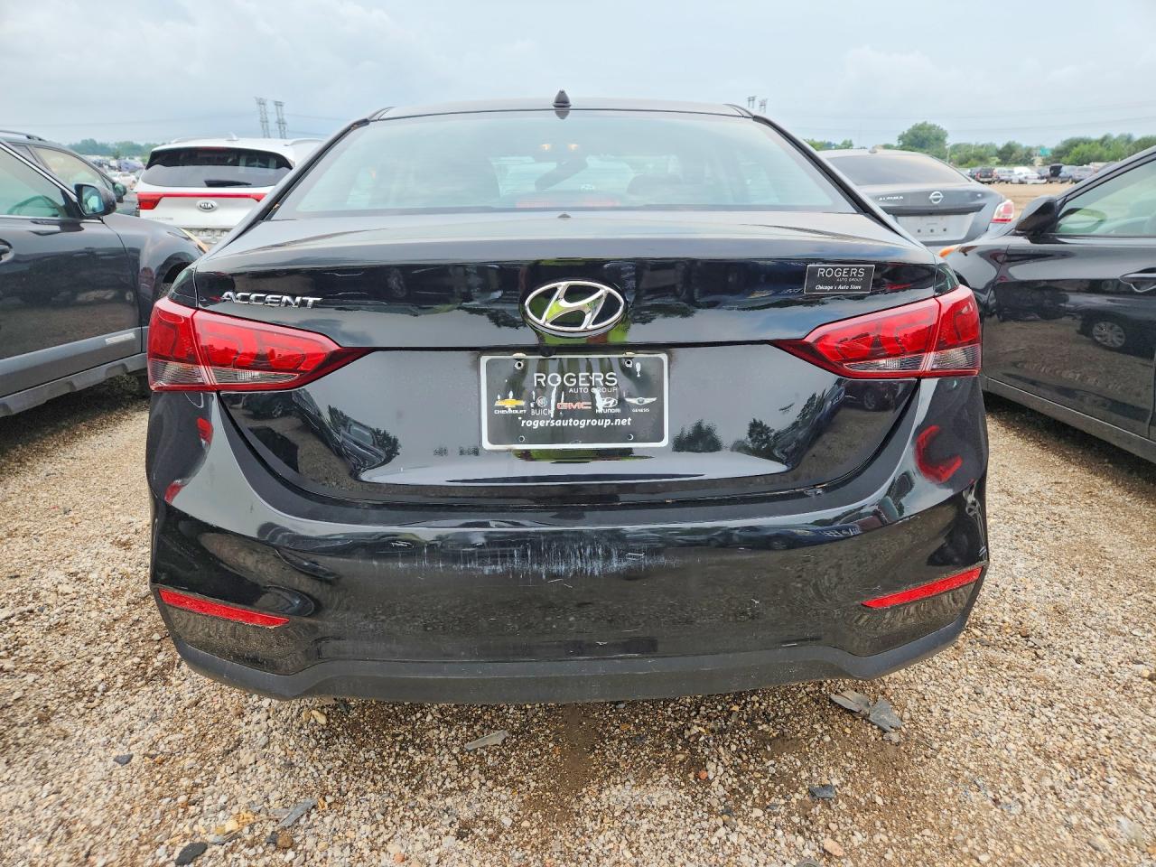 2021 Hyundai Accent Se Black vin: 3KPC24A6XME153015