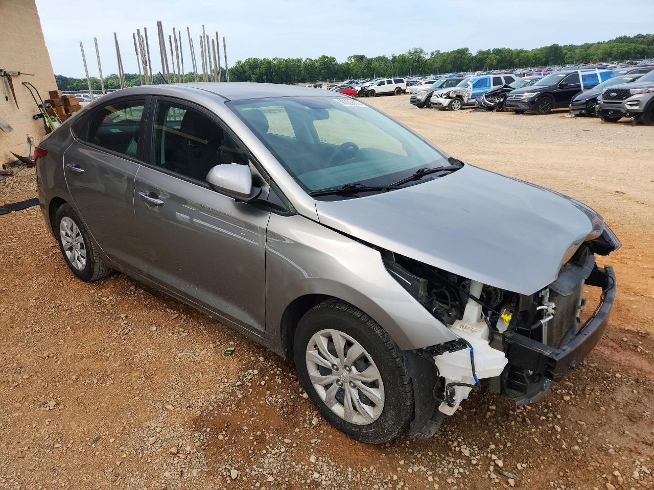 2022 Hyundai Accent Se Серый vin: 3KPC24A6XNE170740