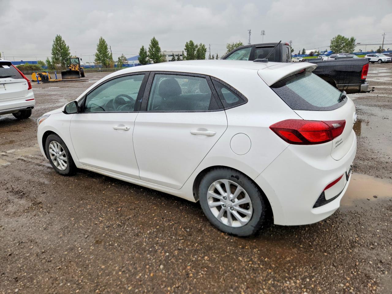 2019 Hyundai Accent Se White vin: 3KPC25A39KE073049