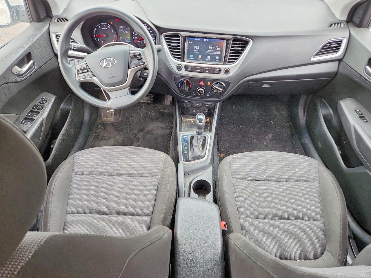 2019 Hyundai Accent Se White vin: 3KPC25A39KE073049