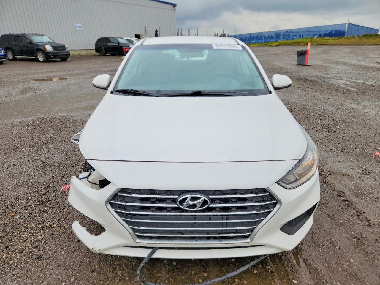 2019 Hyundai Accent Se White vin: 3KPC25A39KE073049