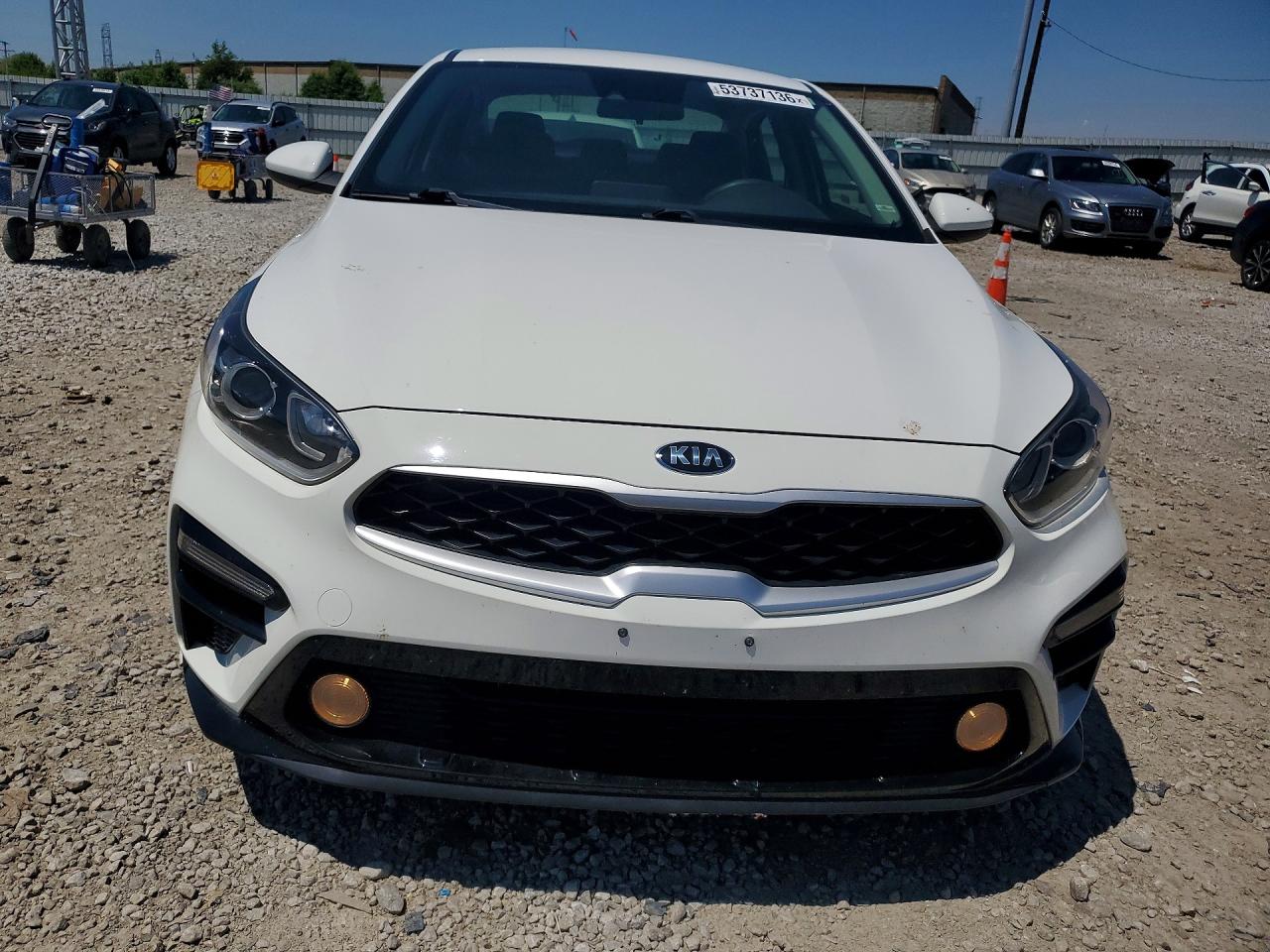 2019 Kia Forte Lxs White vin: 3KPF24AD0KE059265