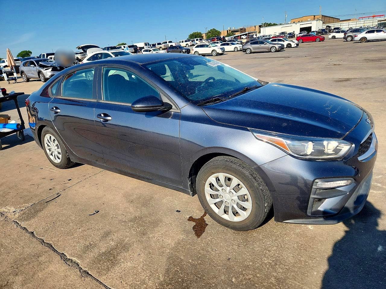 2020 Kia Forte Fe Gray vin: 3KPF24AD0LE165393