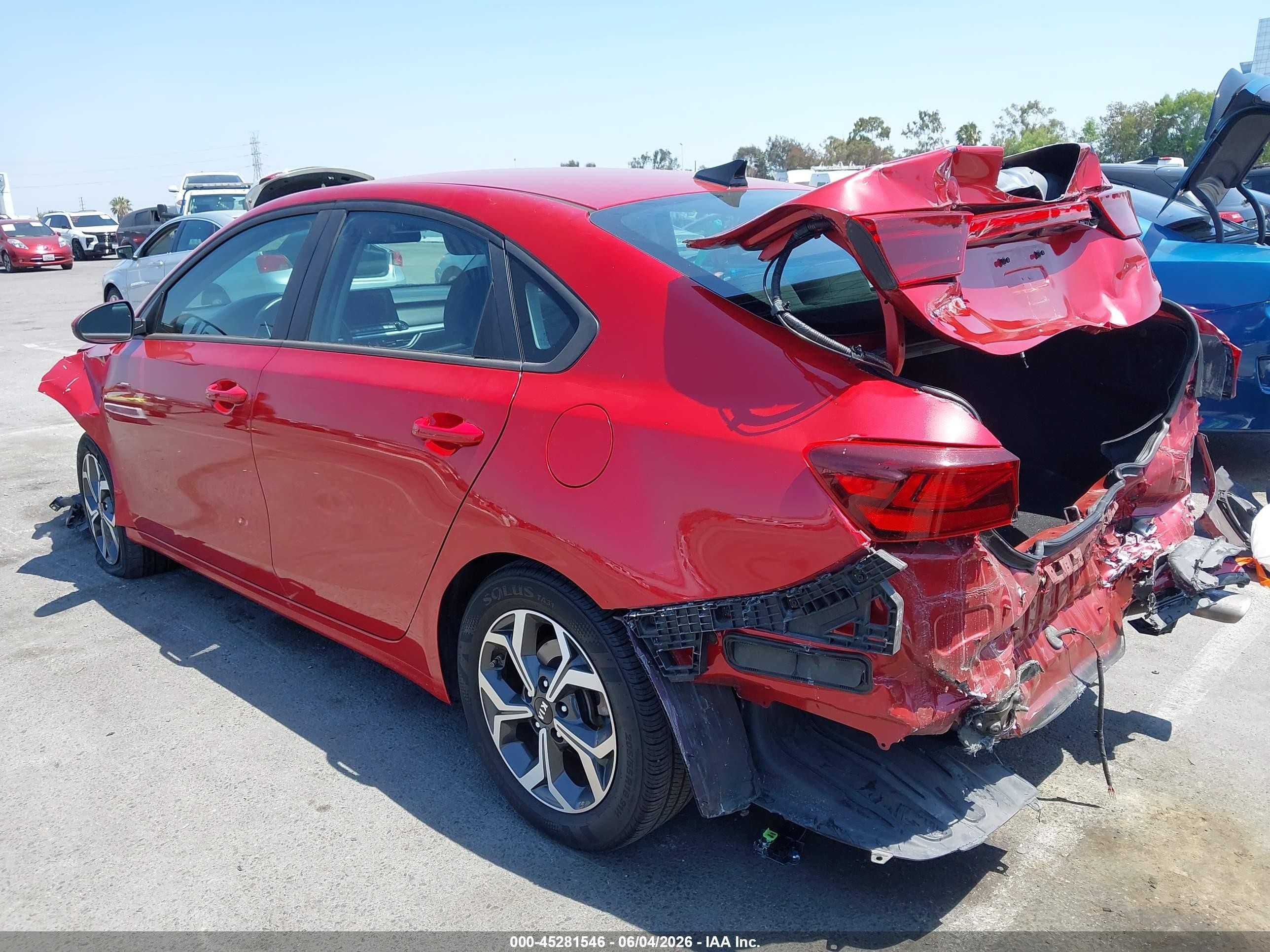 2020 Kia Forte Lxs Red vin: 3KPF24AD0LE205858