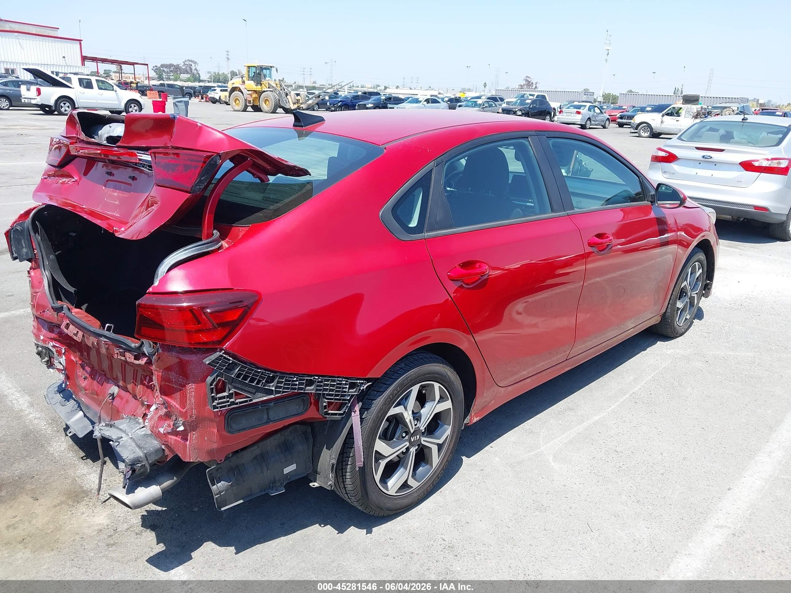 2020 Kia Forte Lxs Red vin: 3KPF24AD0LE205858