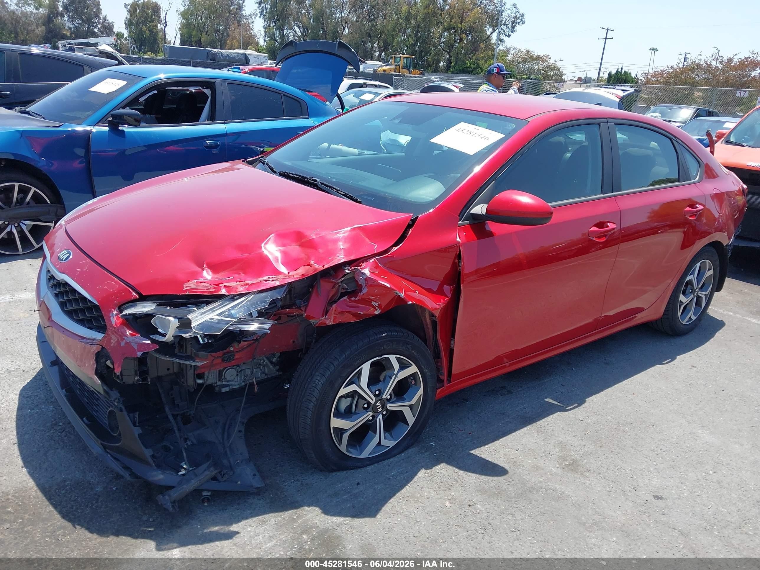 2020 Kia Forte Lxs Red vin: 3KPF24AD0LE205858