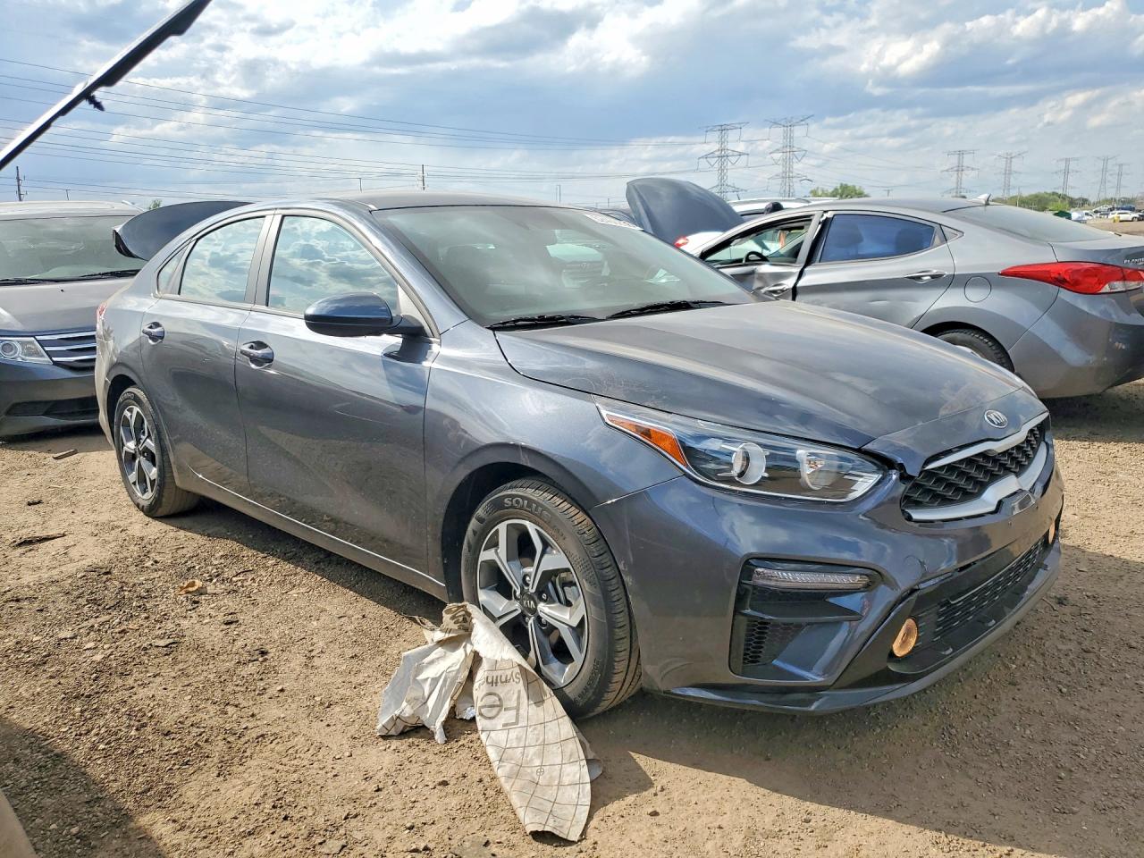 2020 Kia Forte Lxs Gray vin: 3KPF24AD0LE248368