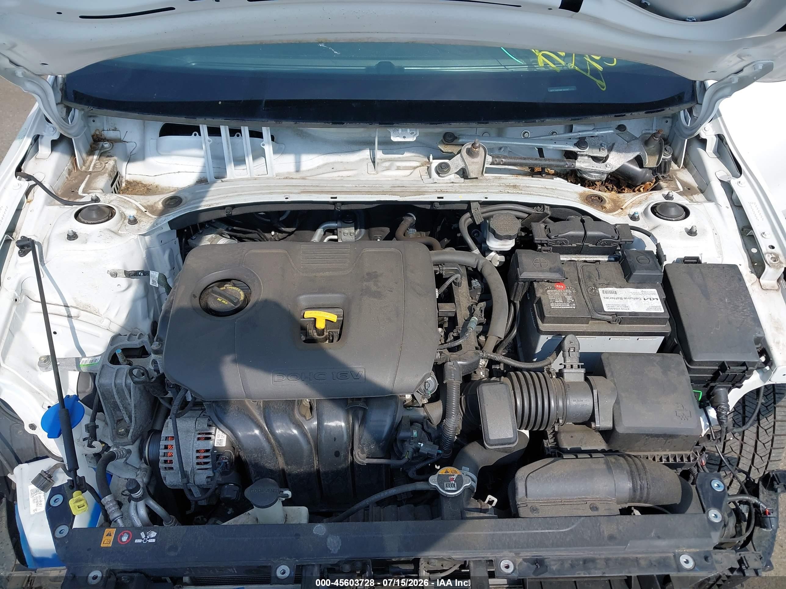 2021 Kia Forte Lxs White vin: 3KPF24AD0ME388387