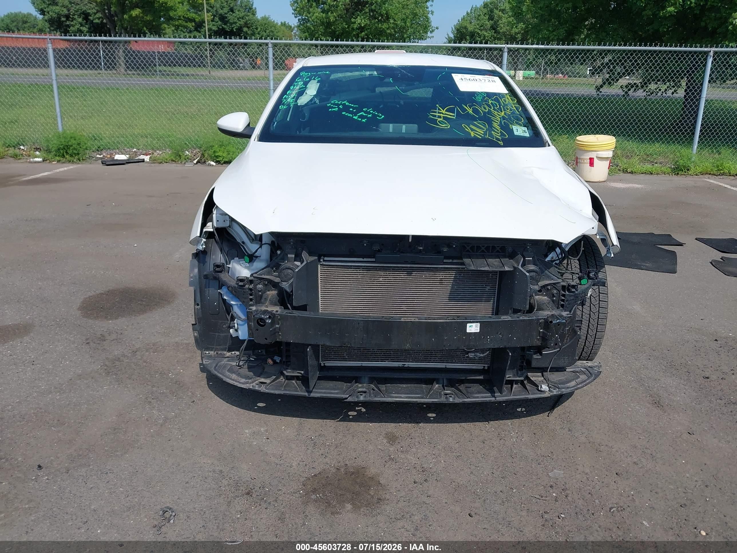 2021 Kia Forte Lxs White vin: 3KPF24AD0ME388387