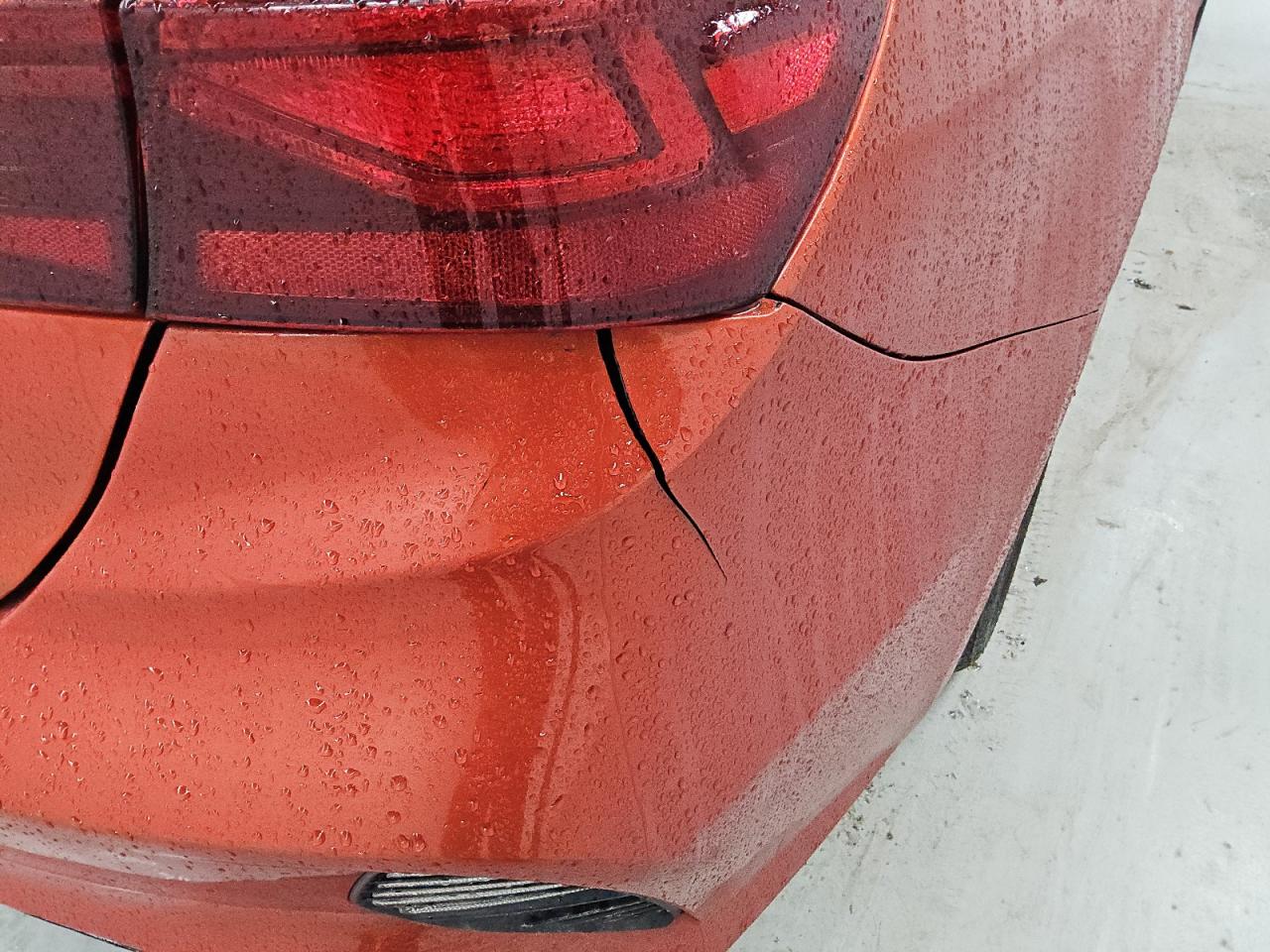 2022 Kia Forte Lxs Orange vin: 3KPF24AD0NE495585 Damage: Rear Bumper/Cover, Broken, Replacement Required