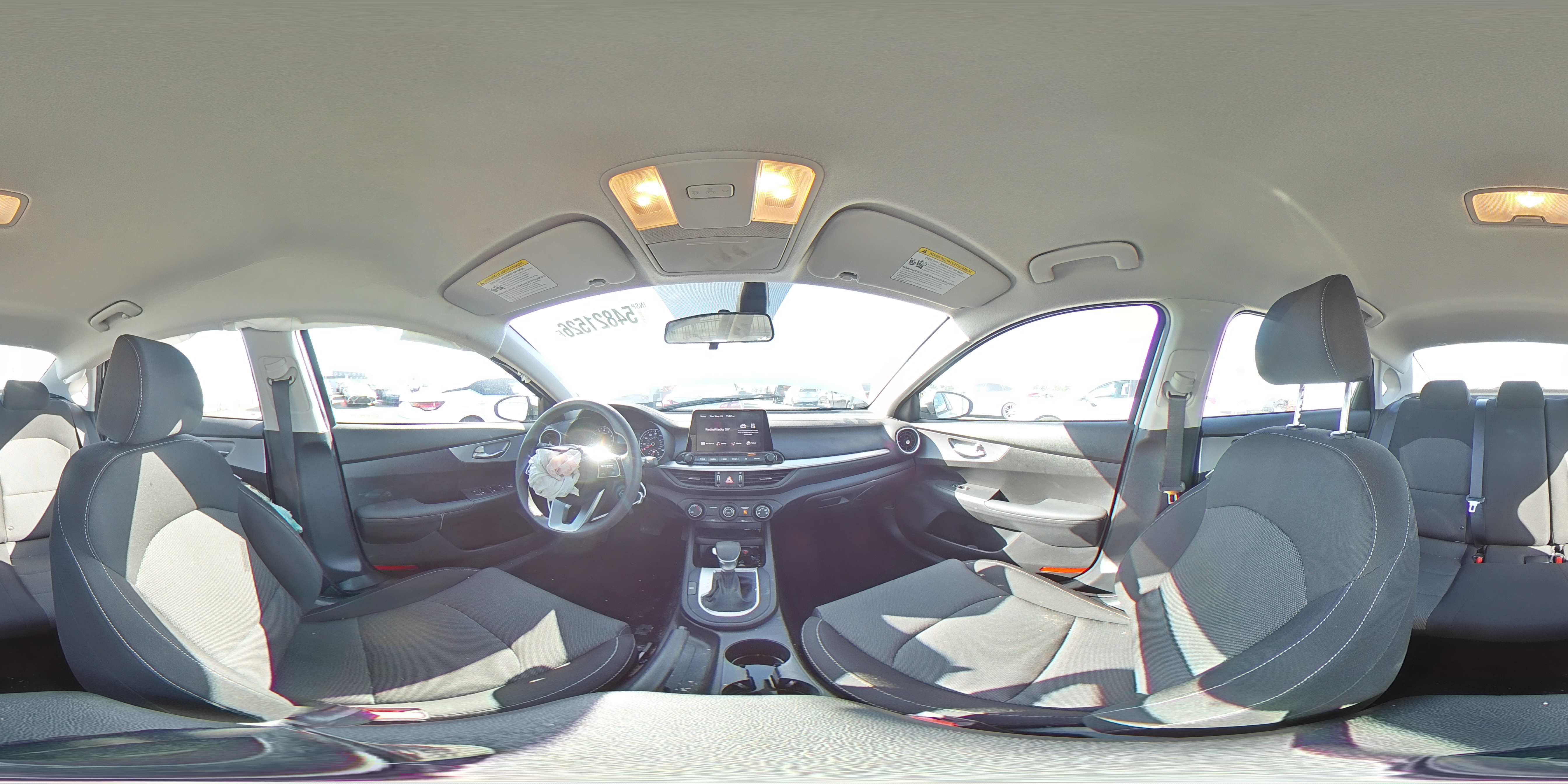 2024 Kia Forte Lxs White vin: 3KPF24AD0RE696392