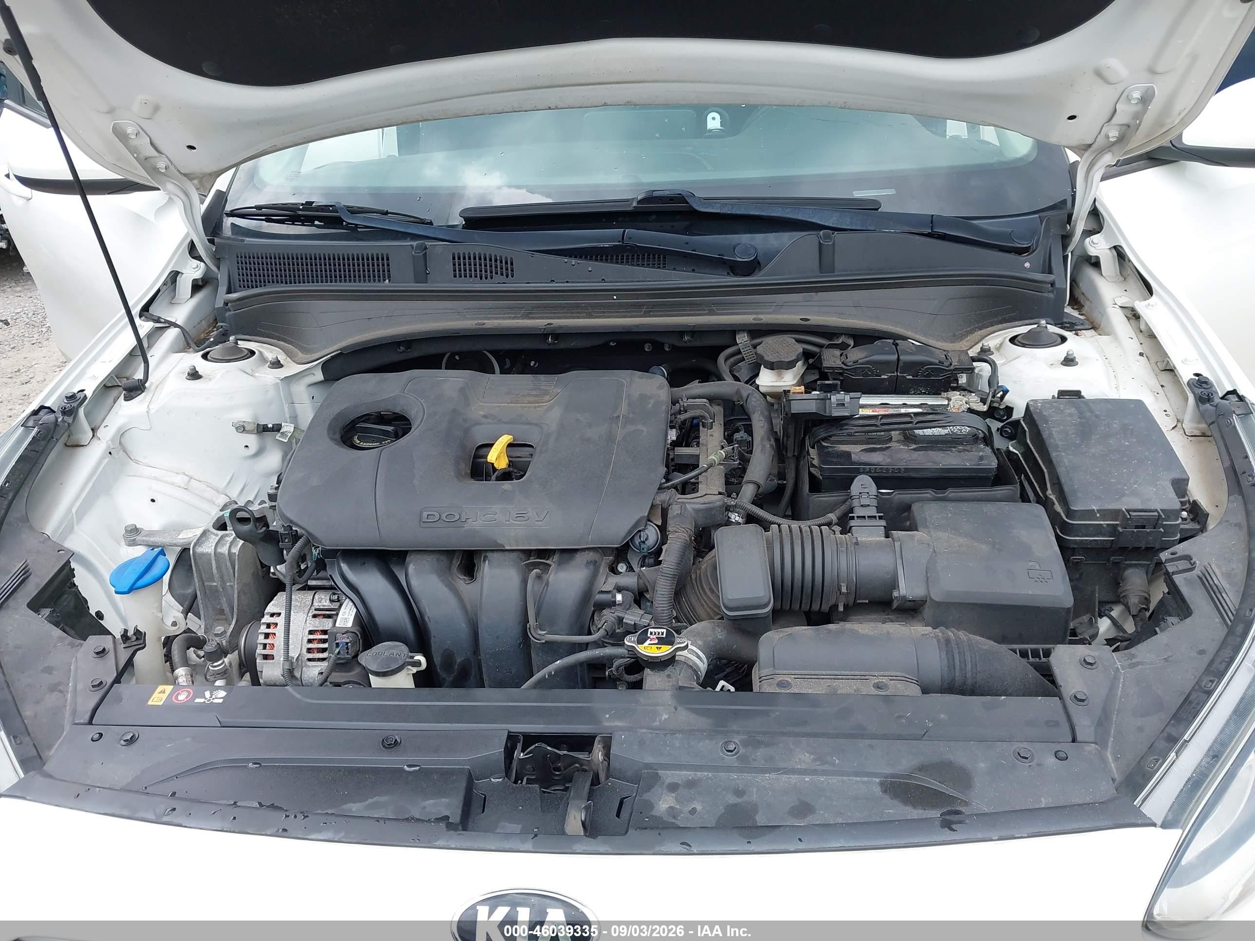 2020 Kia Forte Lxs White vin: 3KPF24AD1LE205979