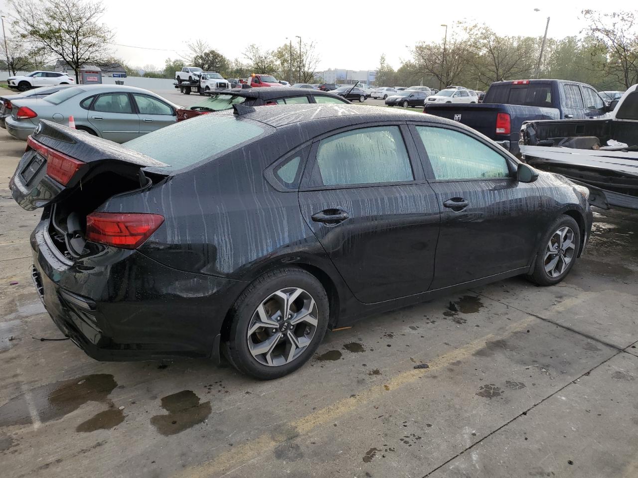 2020 Kia Forte Fe Black vin: 3KPF24AD1LE213807