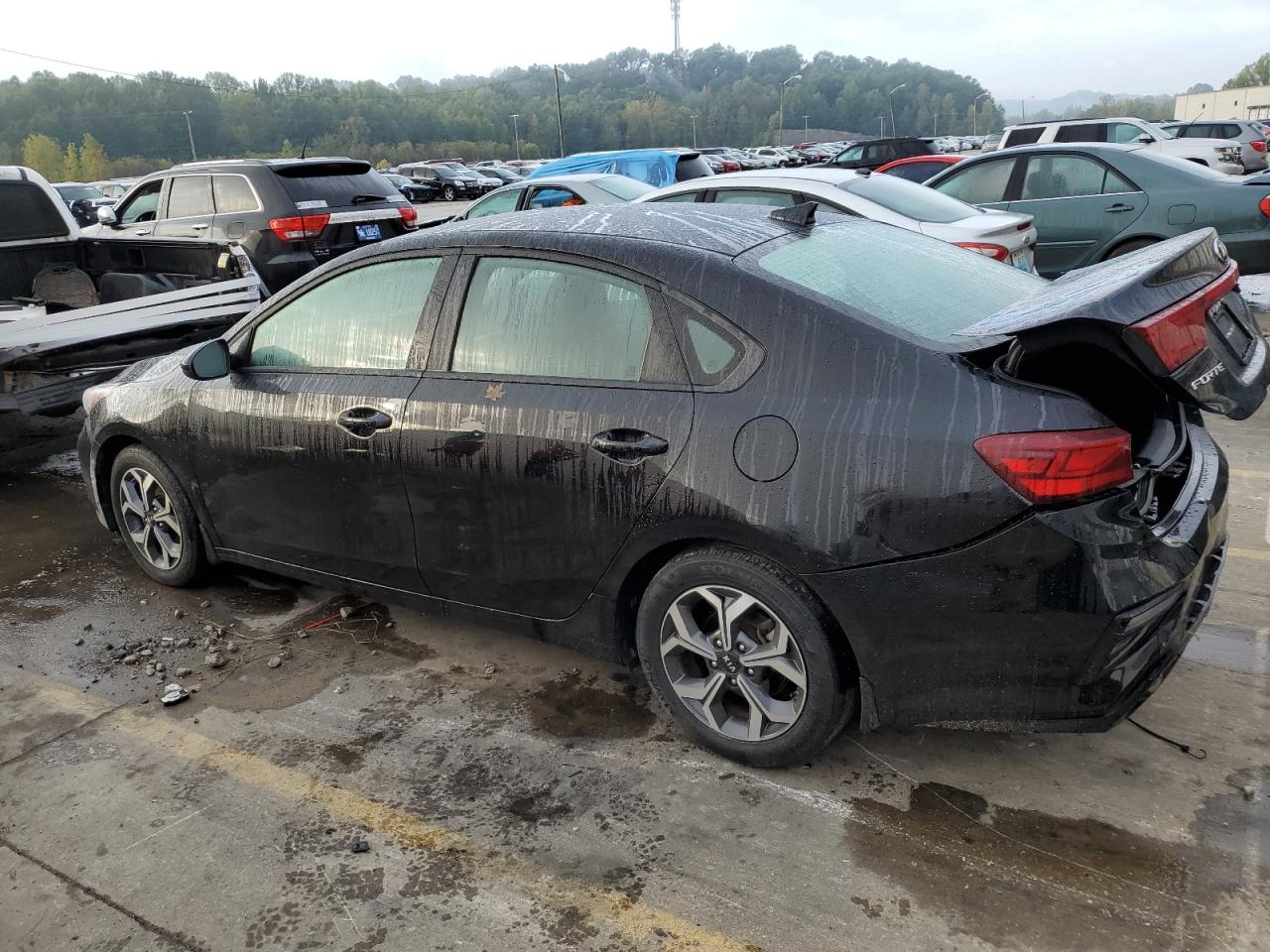 2020 Kia Forte Fe Black vin: 3KPF24AD1LE213807