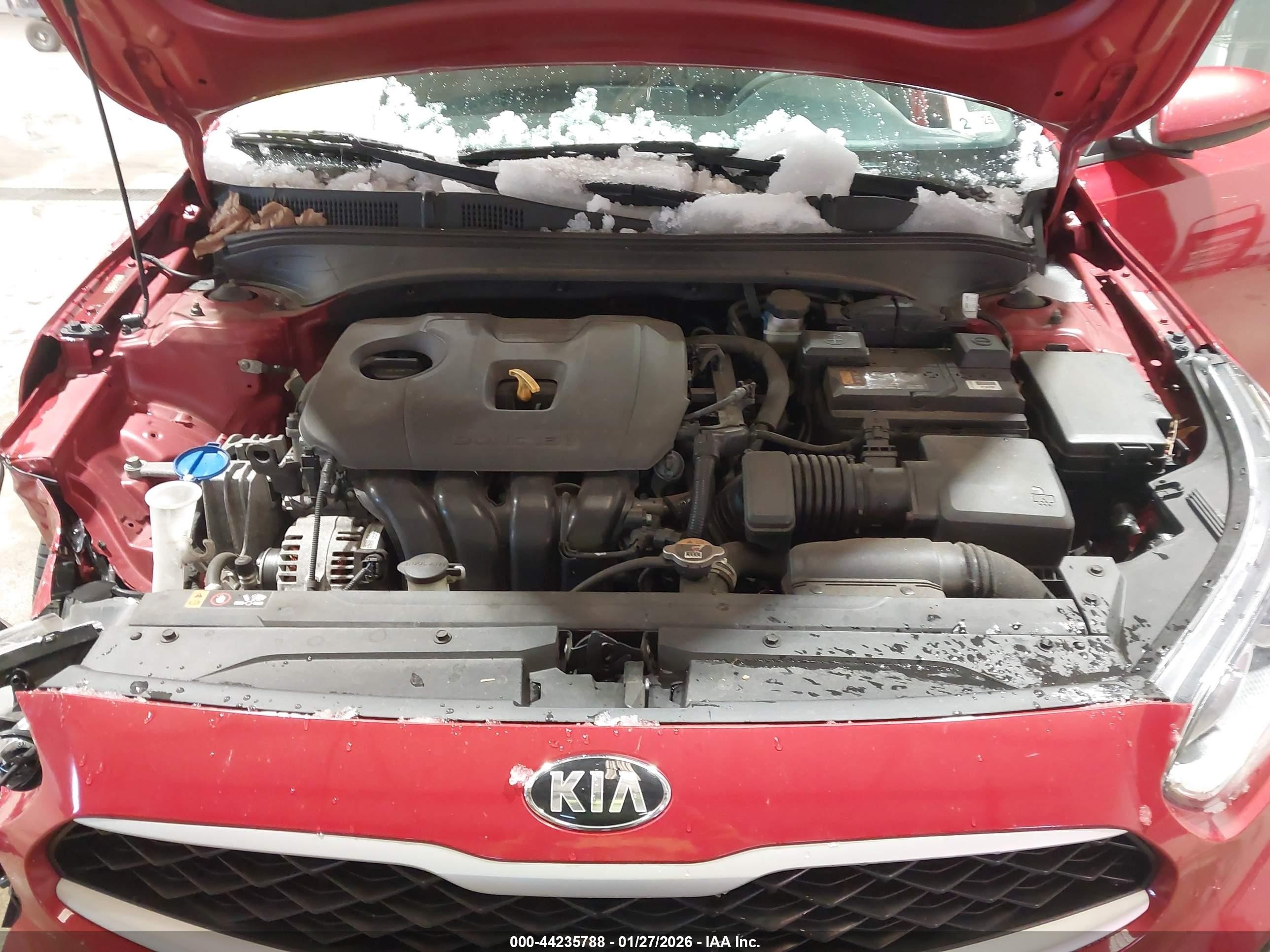 2021 Kia Forte Lxs Red vin: 3KPF24AD1ME330854