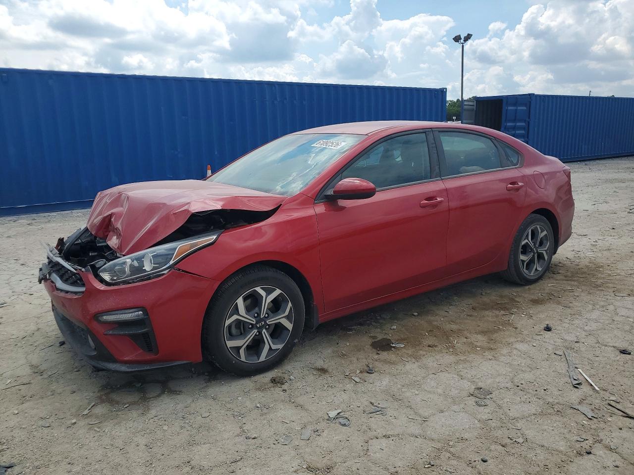 2021 Kia Forte Lxs Red vin: 3KPF24AD1ME332877