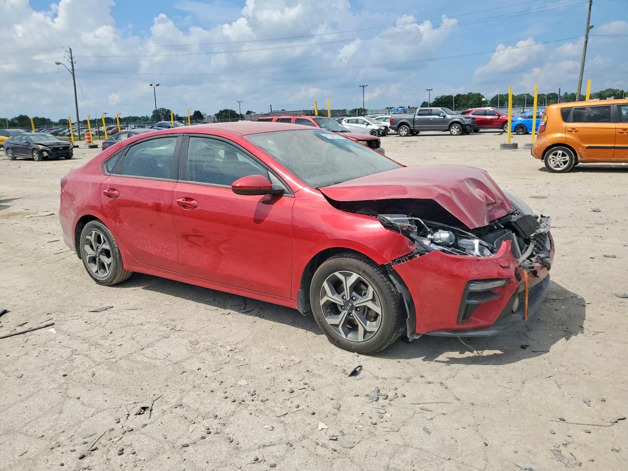 2021 Kia Forte Lxs Red vin: 3KPF24AD1ME332877