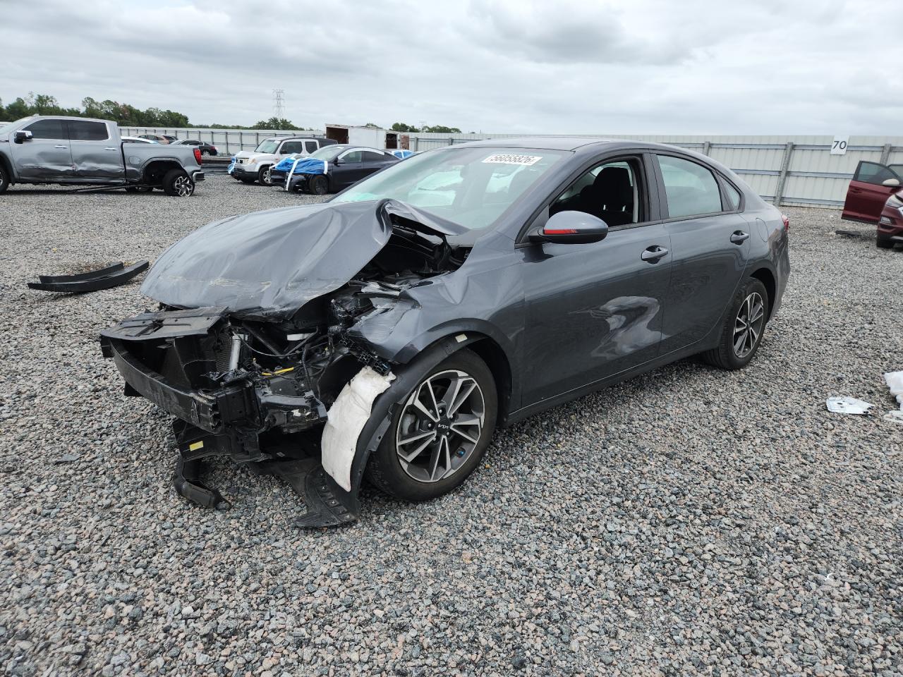 2023 Kia Forte Lxs Gray vin: 3KPF24AD1PE505320