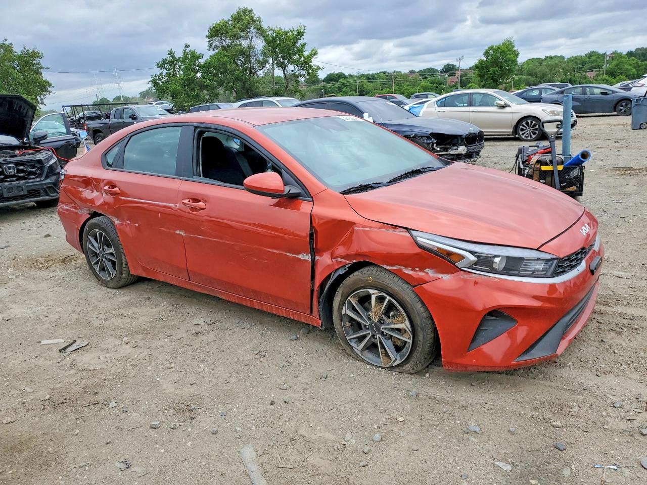 2023 Kia Forte Lxs Orange vin: 3KPF24AD1PE571446