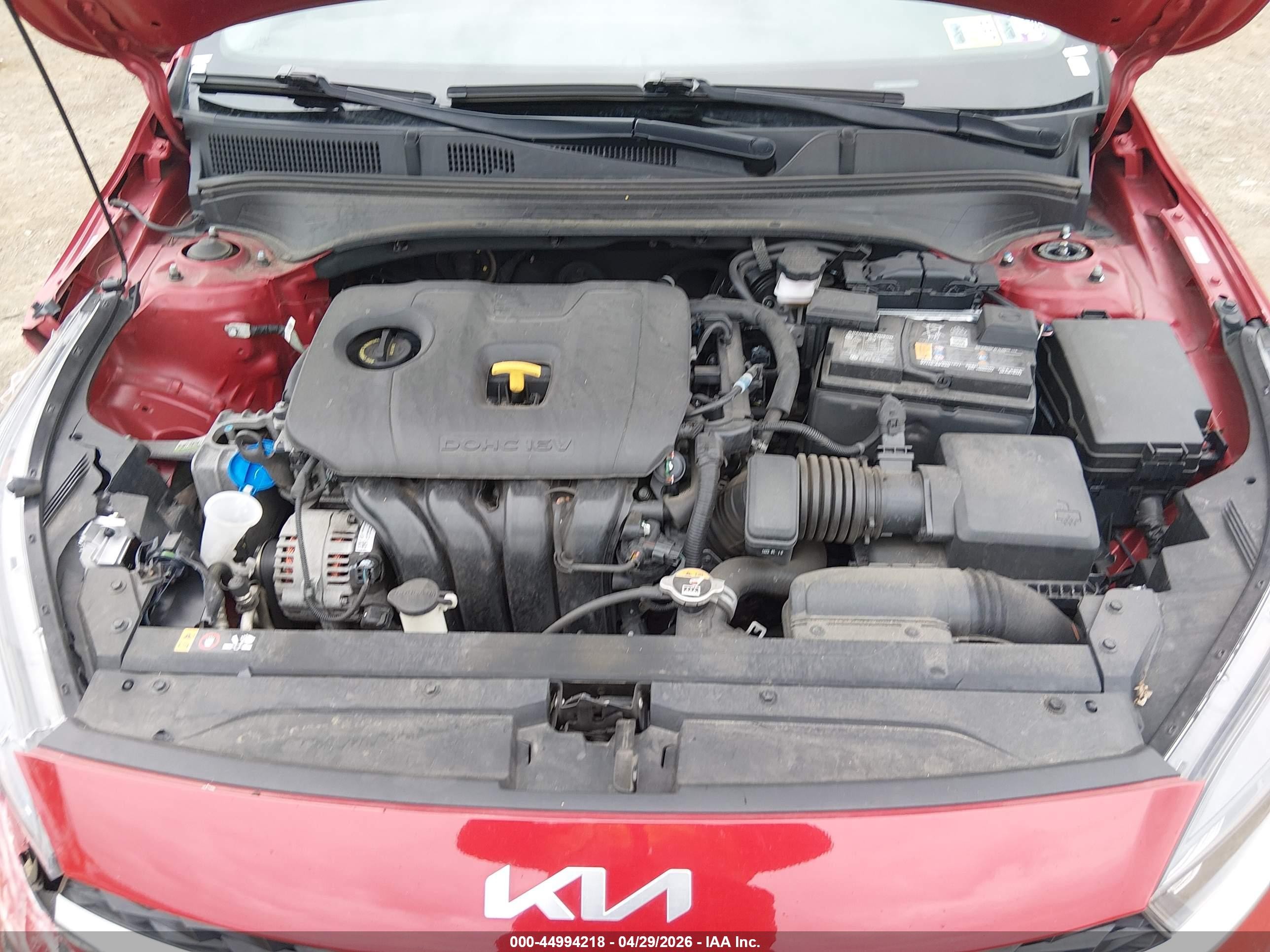 2023 Kia Forte Lxs Красный vin: 3KPF24AD1PE624727