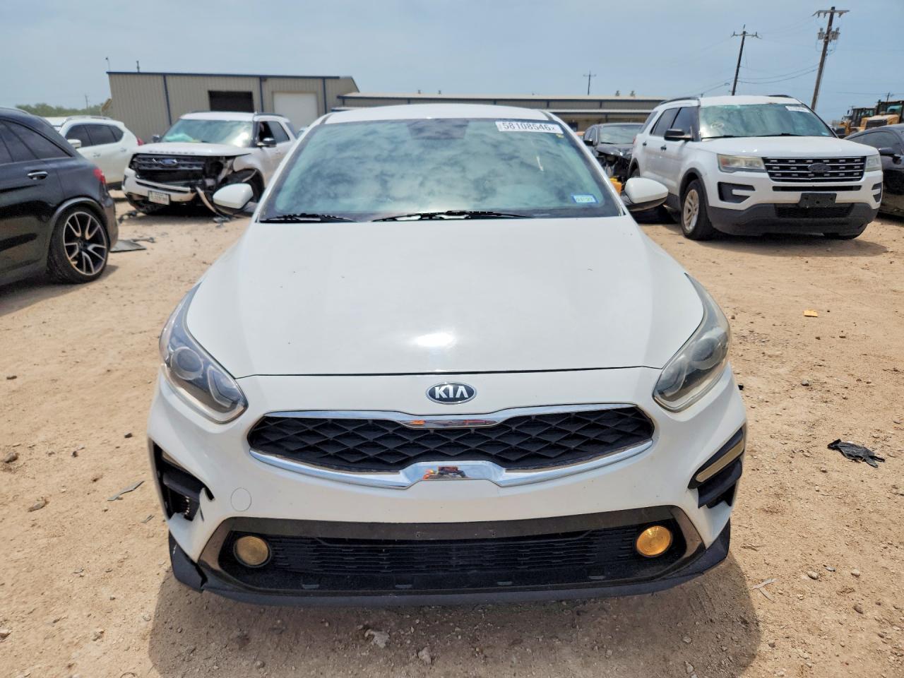 2020 Kia Forte Lxs White vin: 3KPF24AD2LE219129