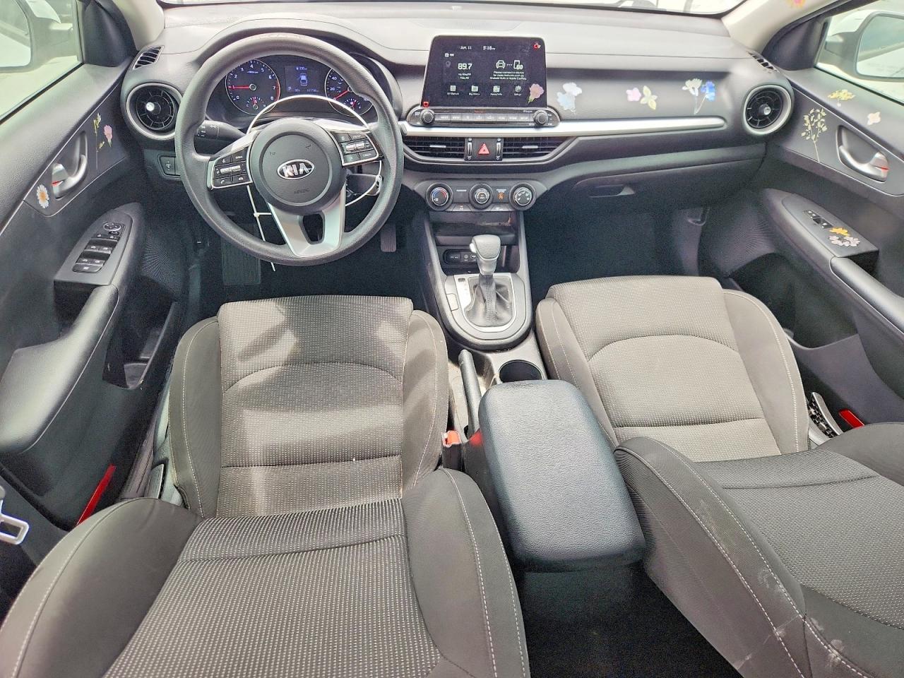 2021 Kia Forte Lxs White vin: 3KPF24AD2ME309947