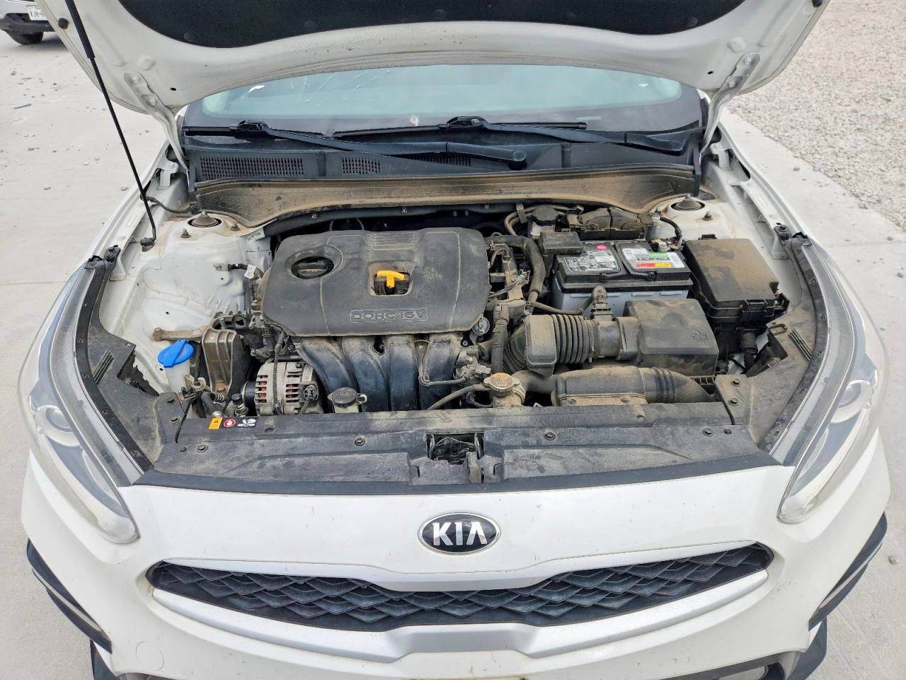 2021 Kia Forte Lxs White vin: 3KPF24AD2ME309947